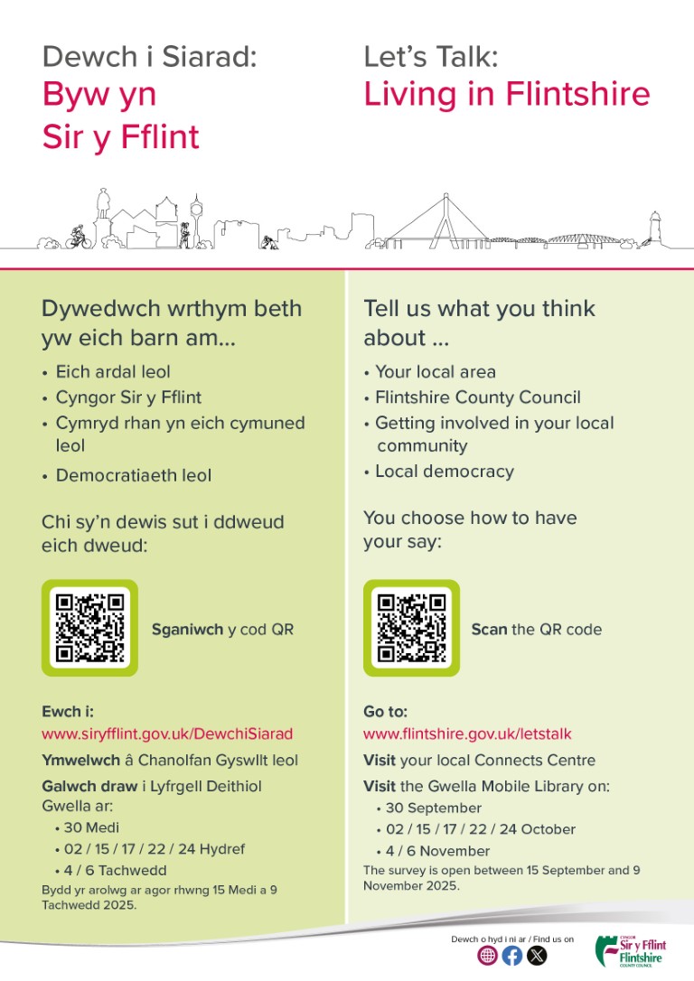 Let's Talk Flintshire Poster