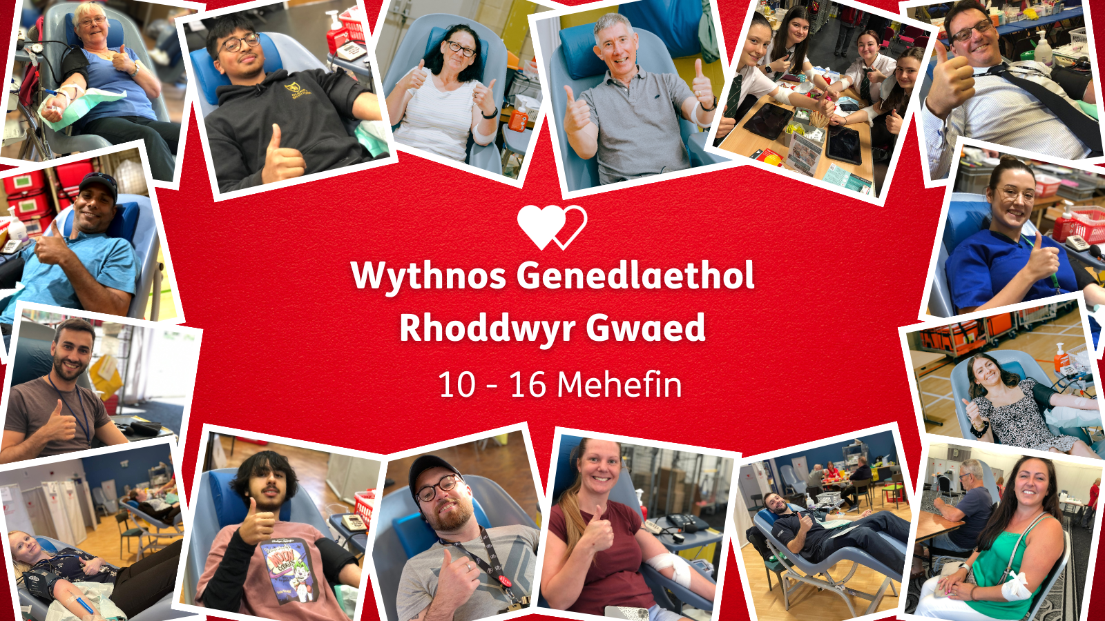 Blood Donor Week Poster Welsh